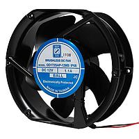 Orion Fans OD172SAP-48MBIP68 ພັດລົມ DC Axial, 172x150x51mm, 48VDC, 180CFM, 14.5W, 42dBA, Ball, Wire, IP68