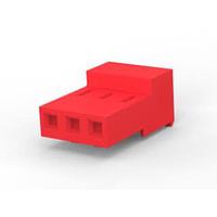 AMP Connectors - TE Connectivity 3-640433-3 ຮູງຮັບສະຕູປປິດບໍ່ມີແທບ 3P ແດງ 22 AWG