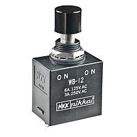 NKK Switches WB12S-DA ປຸ່ມກົດສະຫນອງ SPDT ON-NONE-ON ຂາຍບົດບວກການບວກບັນທຶກ ປິດກັນນ້ຳ
