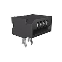 Amphenol FCI HLW4R-2C7LF ບອດເມາວນຕ໌ 1.00mm ຟເລັກຊຄອນເນັກເຕີຣ໌, HLW-R ຊີຣີສ, 4 ຕຳແໜ່ງ, ການເຂົ້າດ້ານຂ້າມ ບໍ່ແມ່ນ ZIF ຄອນເນັກເຕຣີຣ໌, 1mm (0.039inch) ພິດ, ເທີມິນລທີ່ມີການດັກ