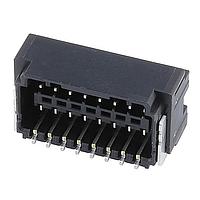 Molex 220205-2071 Headers 2.0WB MLP DL SMT RA PLUG ASSY 20CKT BLK