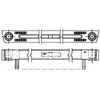 AMP Connectors - TE Connectivity 530746-1 ບອກຊ໌ ເຄັນເນຄເຕີຣ໌ 128 POS MINI BX CONX
