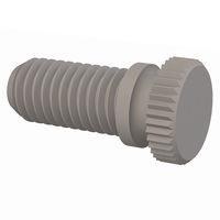 Essentra Components 0950013100T ກຸມນິມມືຂອງມື Knurled Thumb Screw, 1/2-13 Thread, 1 Lg