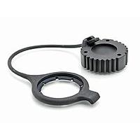 Amphenol SINE Systems AHDC169-T-BLK ເຄື່ອງສ່ວນເສີມ HD Series 9 Pin Recp Cp w/Rbr Tthr BLK