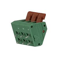 Molex 39700-0103 ບລັອກຂໍ້ຕໍ່ຄົງທີ່ SPRG TERM BLK LP 5.08MM 45D 3P GRN