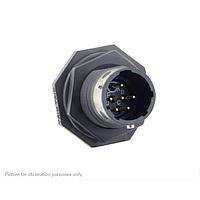 Eaton Souriau-Sunbank UTGX710E98P ຮອບຮອງ Jam nut receptacle, ບໍ່ມີຫົວຫົນດ້ານຫຼັງ, ມີ 6 ຕິດຕໍ່ຊ່ອງຊອດຜູ້ຊາຍ, IP68/69K ໃນສະພາບບໍ່ໄດ້ຕ້ອງການ