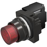 SIEMENS 52BL4B2XB ໄຟສະແດງ Pilot Light PIL LT,NEMA4X,FV 6V,LED,ແດງ,ພລາສຕິກ