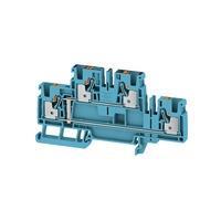 Weidmuller 2540030000 ບລັອກຕິມເນີລບຣິວມບຣິວ DIN Rail A2T 4 VL BL