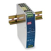 MEAN WELL NDR-75-12 ເຊັດຊອວິງ ແຮງດັນ 75.6W 12V 6.3A EN55022 ລະດັບ B