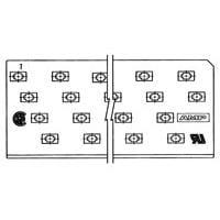 AMP Connectors - TE Connectivity 111359-1 ເຄື່ອງມືເພີ່ມ 010 PDL BRD COVER