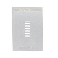 Chip Quik FPC125P010-S ປຸ່ມຊອກແລະອາແດບເຕີ FPC/FFC SMT Connector (1.25 mm pitch, 10 pin or less) Stencil