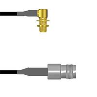 Amphenol Custom Cable Q-2P04G0003120i ສາຍສັນຍານ RF SMA-RJB/TNC-SJ G174 120I