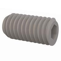 Essentra Components 011032T037 ຊຸດສະກຣູ Set Screw, ຫົວບໍ່ Socket, ກະດູກ #10-32, ຄວາມຍາວ 3/8