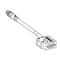 Molex 1200980062 ເສັ້ນສາຍອ່ານຄ່າ / ເສັ້ນສາຍກະຕຸ້ນ MIC 5P M/MP ໄປ HORIZ DSUB 1M S