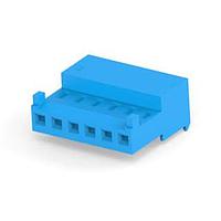 AMP Connectors - TE Connectivity 3-644040-6 ການປະກອບ Receptacle 06P MTA100 CONN ASSY POL LF