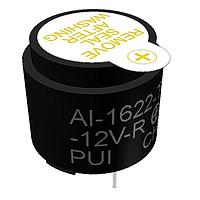 PUI Audio AI-1622-TWT-12V-R ໄຟຟ້າເຄື່ອງຈັກລວມ 12V 85dBA 2200Hz