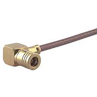 HUBER+SUHNER 16_SMB-50-2-50/111_NH ຕົວເຊື່ອມ SMB ປະເພດມຸມຂວາ ປຸກສາຍ (ຜູ້)