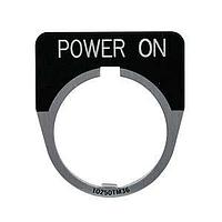 Eaton 10250TM81 ແຜ່ນປ້າຍ Legend, Motor Run LGD PLT 1/2RND MOTOR RUN