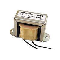Hammond Manufacturing 155T ຕົວກັ້ນກະປົກ DC DC reactor, filter choke, ຕິດຕັ້ງໃນທາງເປີດ, ອິນດັກທັນສ 0.5H, ກະສົບ DC 300 ma