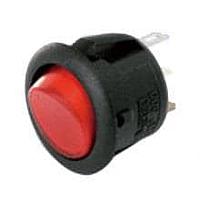Shin Chin R13-112B-02-BRR ສະຫນາມສະຫນອງ Rocker Switch 3P SPST ON-OFF ILLUM RED LED