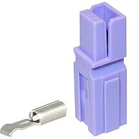 Anderson Power Products 1345G23 ຕໍ່ຕໍ່ພະລັງງານຫນັກ PP45 PURPLE #10-14 AWG