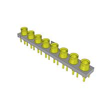 Samtec GRF7-J-P-08-GF-ST-TH1 ຕູ້ຕໍ່ PCB 5.00 mm 75 Ohm ປຸ່ມລະດັບ Micro-Miniature RF