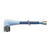 Murrelektronik 7024-12361-3390500 ຕົວເຊື່ອມ M12 ຍິງ 90 ກັບສາຍສະເພາະ F+B PRO, TPE-S 5x0.34 bu UL robot+drag chain 5m