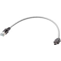 HARTING 33480147824010 Cat 6a ix Ind. - DB RJ45 Cat.6A FRNC ສີເຫຼືອງ 1,0m