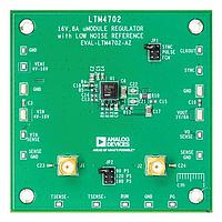 Analog Devices EVAL-LTM4702-AZ ບອດທົດສອບຕົວຄວບຄຸມແຮງໂຕລະສະຕິກ - ຕົວຄວບຄຸມສະຫວັດໄຟ 16V, 8A uModule Reg Low Noise