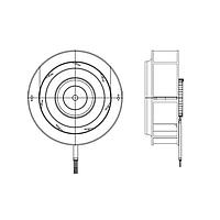 Delta Electronics, Inc. KFB2348HHUAYQ ພູມລົມ Blower, 225x25mm, 48VDC, 735.08CFM, Ball, 4Leads, Lock Rotor, Tach/PWM, IP54