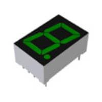 ROHM Semiconductor LA-601ML ຈອກສະແດງ LED LED #1 ດິຈິດ ຂະໜາດ 0.6" CC ສີຂຽວ