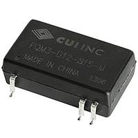 CUI Inc PQM3-D24-S15-M ອິສເອລເທດ 3W 24Vin 15Vout 10-200mA Iso SMT Reg