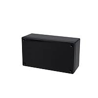 Bud Industries CU-1874-B ກະຕ່າພະລັງງານ Utility Utilibox Style F ພາສຕິກ Utility Box ສີດຳ (5.3 X 2.9 X 2 ນິ້ວ)