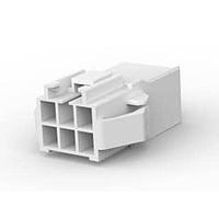 AMP Connectors - TE Connectivity 176295-1 ພາວເລີ້ມໃຫ້ກັບບອດ UNIV PWR CAP HSG 6P PNL MNT