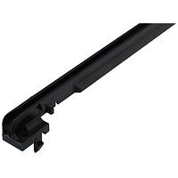 BOPLA 39302000 ຮາດແວຣ GUIDE, CARD, 19", COMBICARD, 208 X 51 X 35MM, ABS, ສີດຳ, 10PK