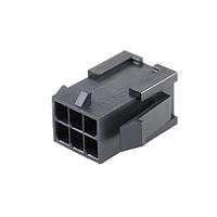Molex 43020-0600 ກອງປະກອບປລັກ PLUG PNL MNT 6P DUAL ROW