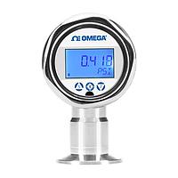 OMEGA PX3005K02-300GI Sanitary, Rangeable, Pressure Transmitters with Display (Compound Gauge, 300 psi, Tri-Clamp, 2 in)