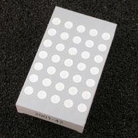 Kingbright TC12-11EWA ຈໍ LED ດອດແມັດຣິກ ແດງ 625nm ຄາທອດທົ່ວໄປ