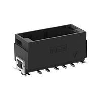 ERNI - TE Connectivity 474006-E ຊຣູດ 10-PIN, ແກ້ວຕັ້ງ, SMT