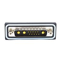 NorComp CDFR13W3113L411 ຕູ້ຕໍ່ຕໍ່ສະຕິກ D-Sub ປະກອບປະກັນ 13W3 R/A ບົດບາດ M FL 4-40 ການກວດສອບ int thrd 40 Amp