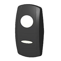 Carling Technologies VVG9C00-000 ອັກຊັເຕີ V-Series Rocker Only Black Contura V Rocker, ມີເລນສສີຂາວ