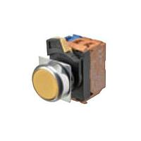 Omron Automation and Safety A22NN-RNA-NWA-G100-NN ສະວິດຄວບຄຸມຄວາມປອດໄພ Assm, Flt, Mtl Bzl, Whte, 1 NO