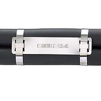Panduit MMP350H-C ປ້າຍມາກເກີ Marker Plate 304 SS 4 Hole 3.5 x .7
