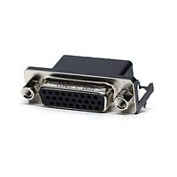 Amphenol CONEC DLH2XS8AK42X ຂໍ້ມູນສູງ D-Sub Connectors 26P F HD R/A .350