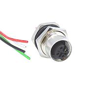 NorComp FPM12A04I12AR02 ເສັ້ນສາຍເຊນເຊີ / ເສັ້ນສາຍອັກຊັວເຕີ M12 4P FML BRSS/NKL REAR PG9 12 PIGTAIL