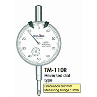 TECLOCK TM-110R ຕົວຊີ້ວັດການໂທ (10mm/0.01mm)