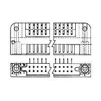 AMP Connectors - TE Connectivity 1-531719-3 ຊຣູດເດດ 2 ບັນດາກ່ອງພິນ 150 ຕຳແໜ່ງ R/A