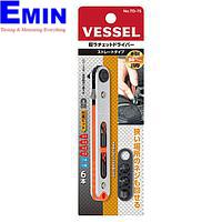 Vessel TD-75 Flat Plate Ratchet Screwdriver Set (3 bits)