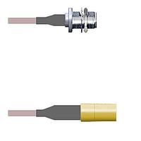 Amphenol Custom Cable Q-2103Z000R018i ສາຍສັນຍານ RF N-SJB/SMB-SP G316D 18I