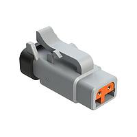 Amphenol SINE Systems ATM06-2S-R120GRY ປລັກ 2 ທາງ 2 Way Plug 120 Ohm Cont wdglk ລວມຢູ່